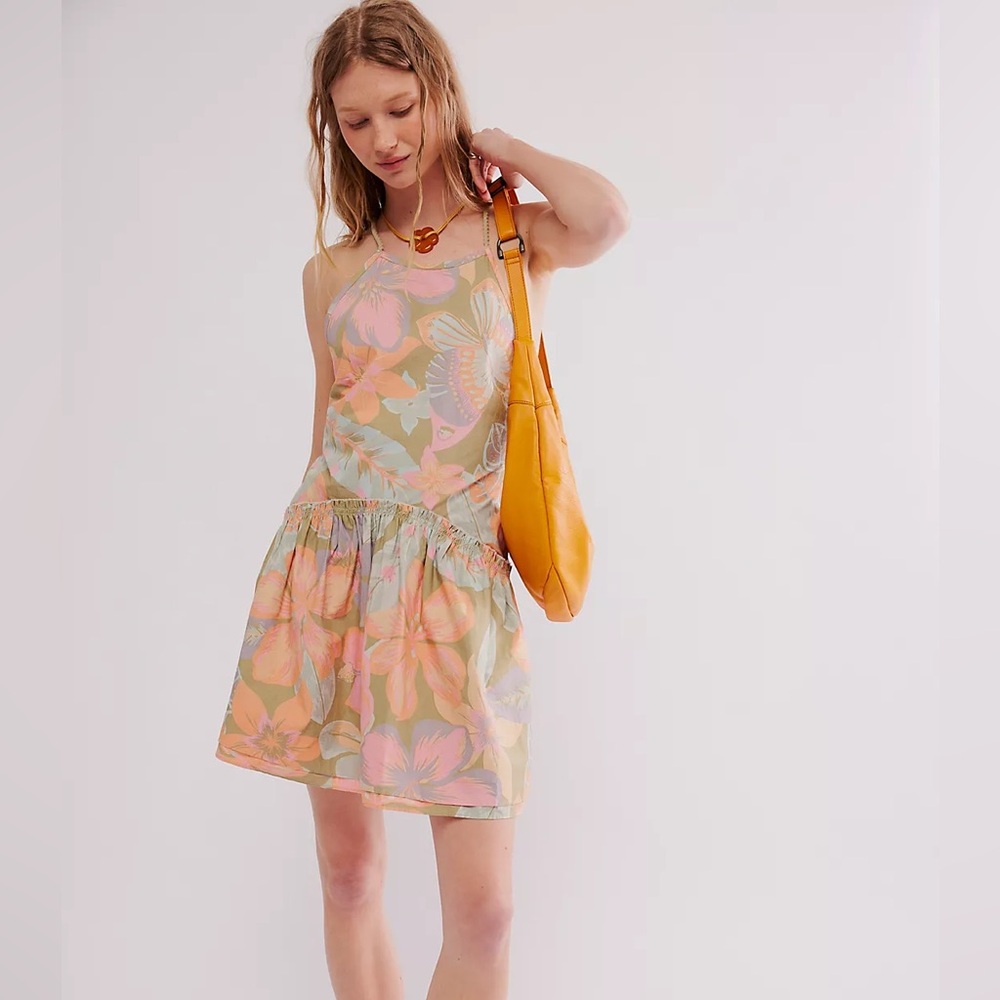 Free People Deserted Island Mini Dress